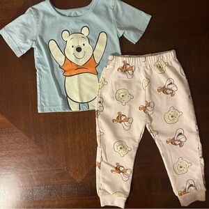 Disney Baby | 2 piece Winnie the Pooh outfit | 18 mo